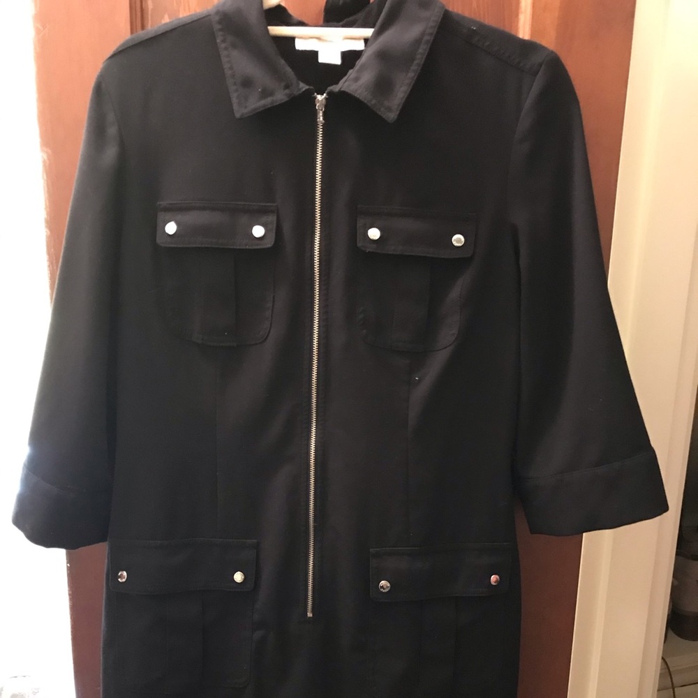 Michael Kors Belted Black Dress (L)